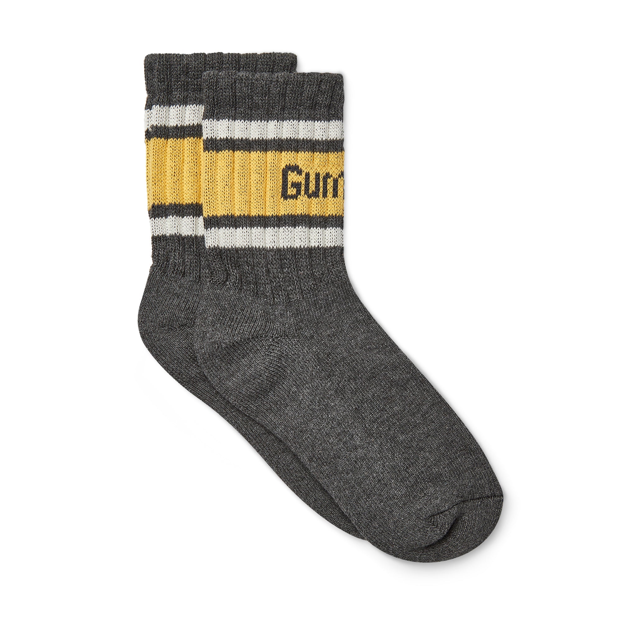 GUM Crew Sock - Women's - Grey & Curry - UK2.5-5 EU35-38