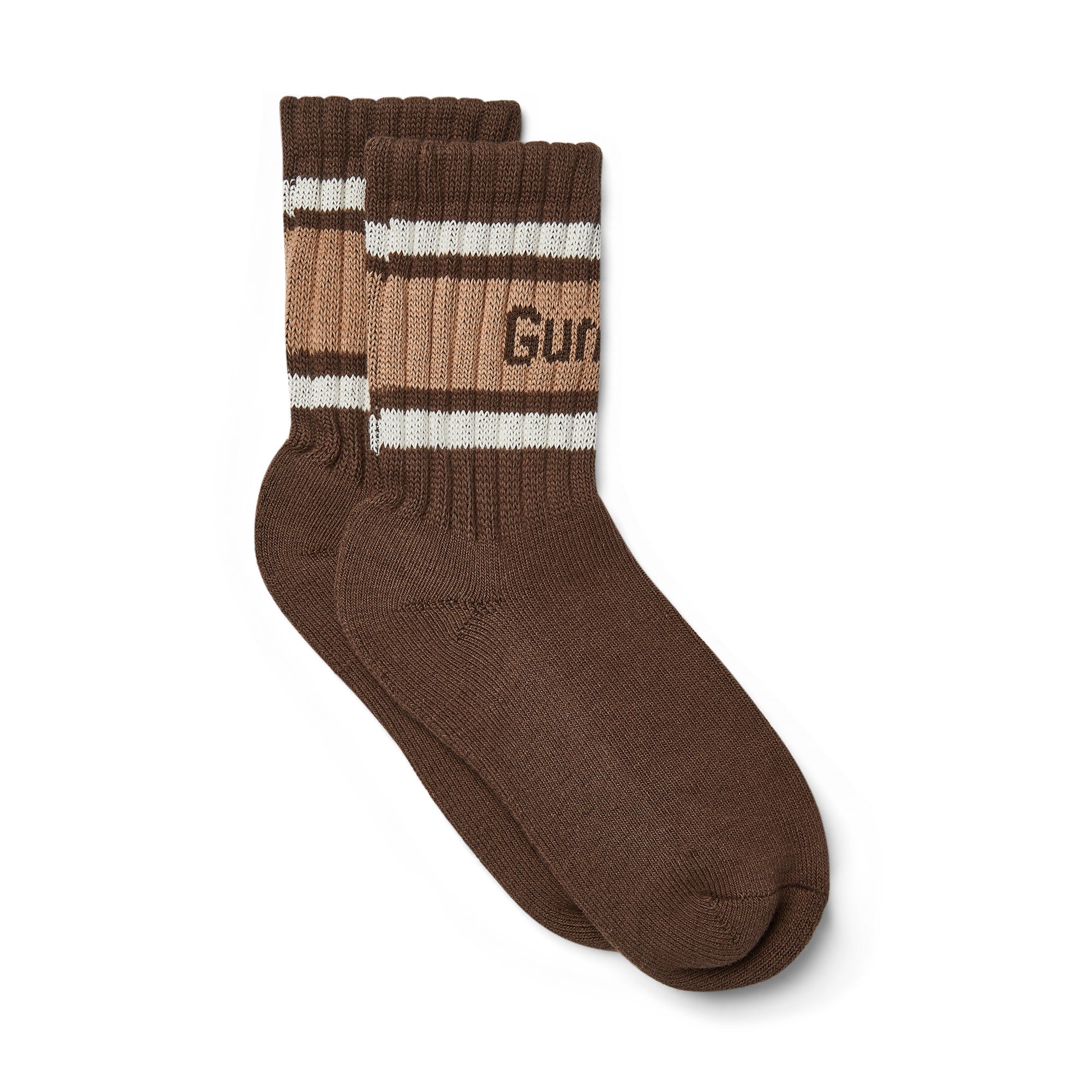 GUM Crew Sock - Women's - Chocolate & Cream - UK2.5-5 EU35-38